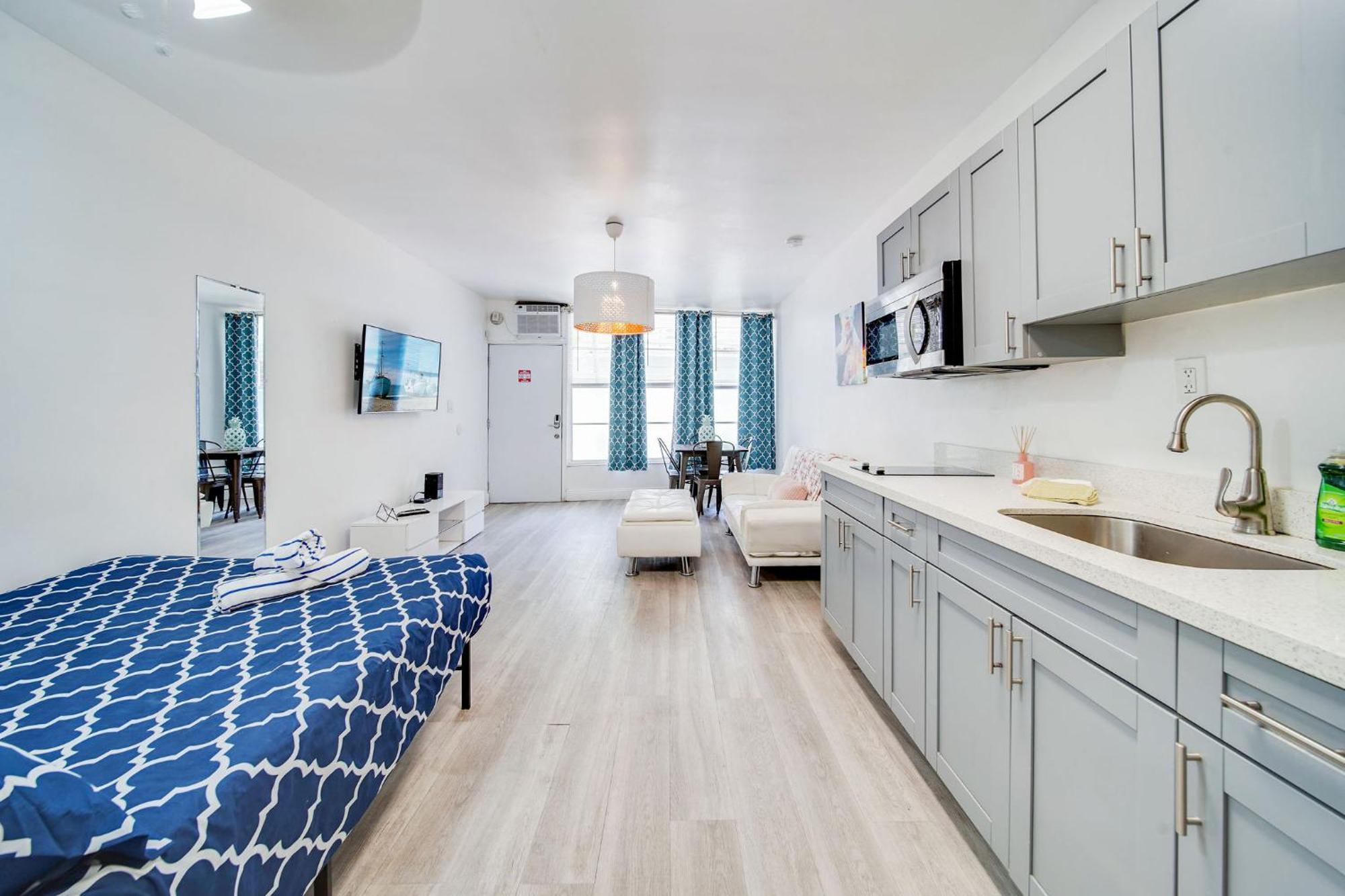 Beachy 1 B/R, W/2 Queen Beds, On Ocean Drive Beach Miami Beach Exteriér fotografie